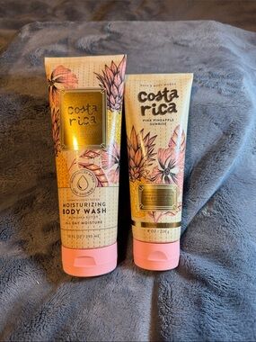 Bath and Body Works Costs Rica Body Wash and Body Cream Set